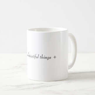He brews beautiful things coffee mug
