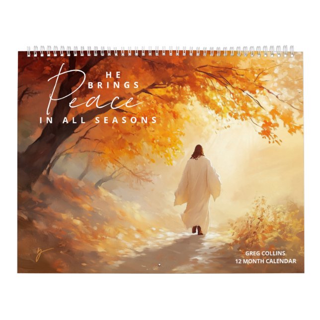 He Brings Peace in All Seasons Calendar (Cover)