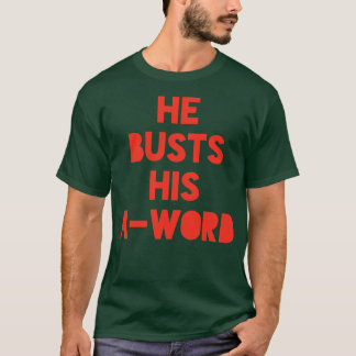 He Busts His AWord Josh Allen Buffalo T-Shirt