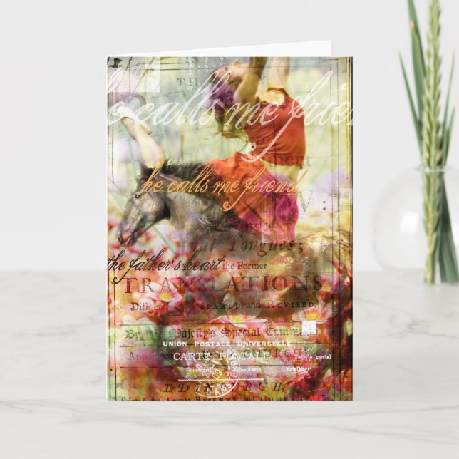 He calls me Friend Card (Front)