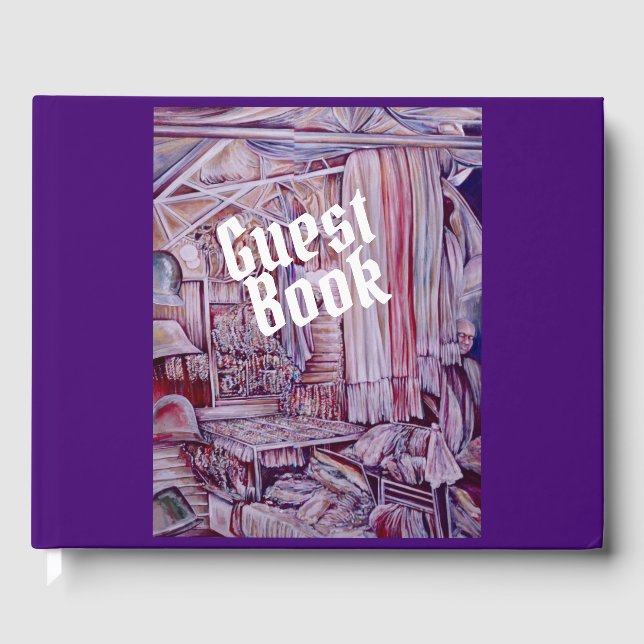 He Can Make a Living Room Out of Me Guest Book (Front)