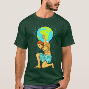 He carries the firmament Atlas T-Shirt