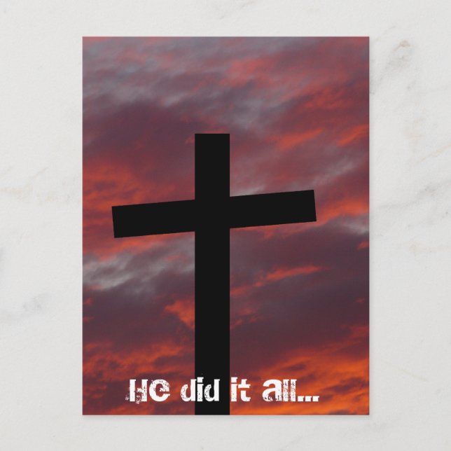He did it all... postcard (Front)