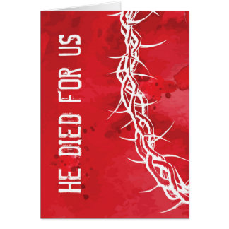he died for us