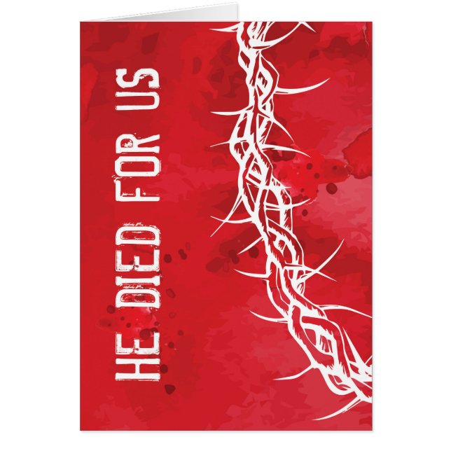 he died for us (Front)