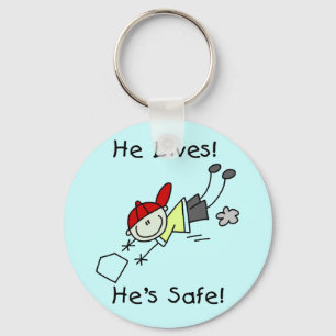 He Dives He's Safe Tshirts and Gifts Key Ring