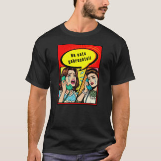 He eats gebrochts! pop art tshirt