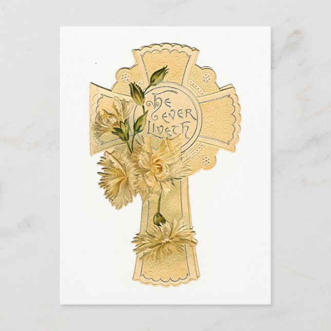 He ever liveth postcard (Front)