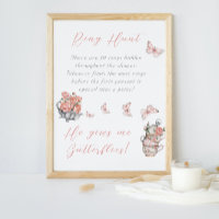 He Gives Butterflies Tea Floral Shower Ring Game