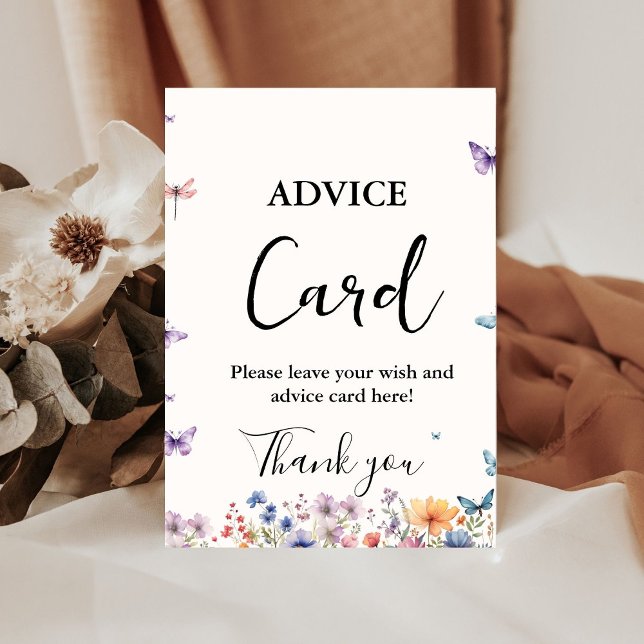 He gives her butterflies Advice bridal shower sign (Creator Uploaded)