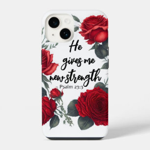 He Gives Me New Strength iPhone 14 Case
