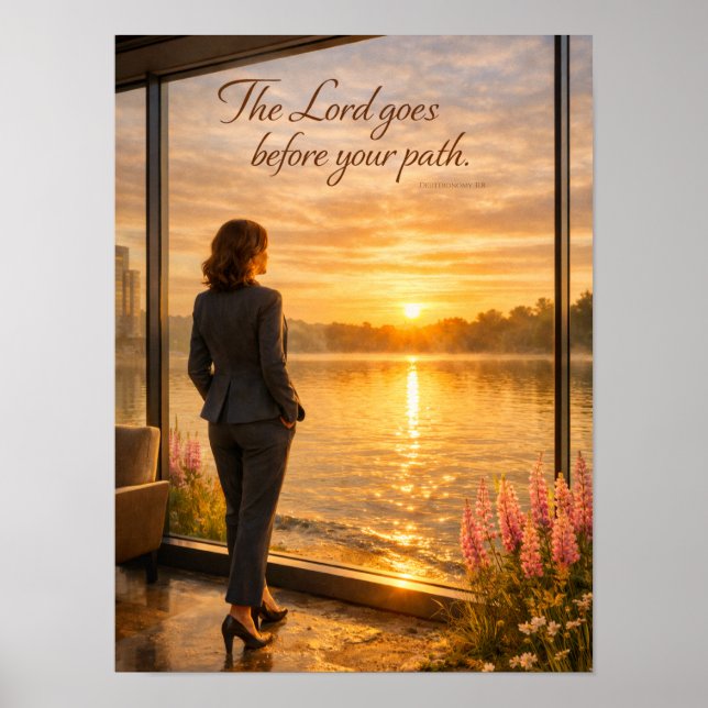 He goes before you poster (Front)