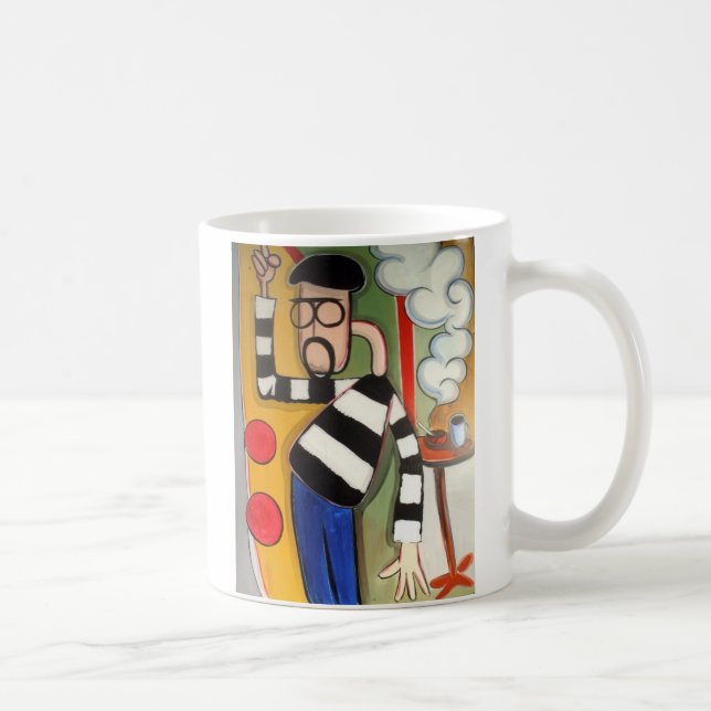 he got the beat coffee mug (Right)