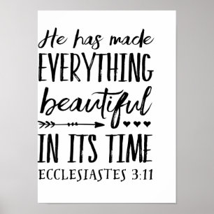 He had made everything beautiful Art Poster