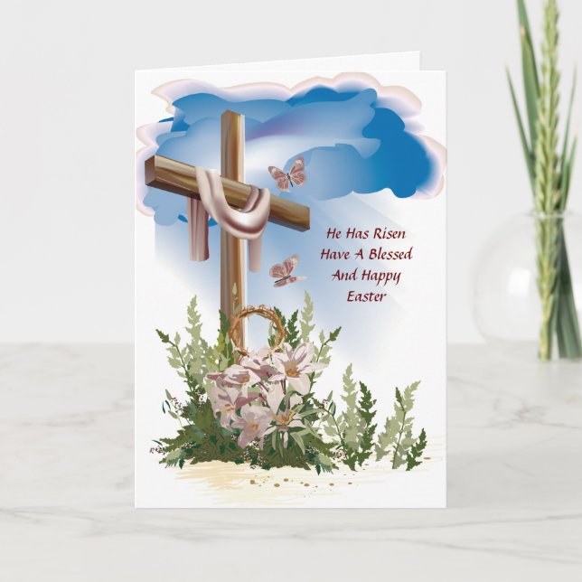 He Has Rise Eastern Card (Front)