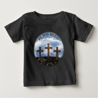 He Has Risen 3 Rugged Crosses + John 3:16