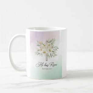 “He Has Risen” Christian Easter Mug