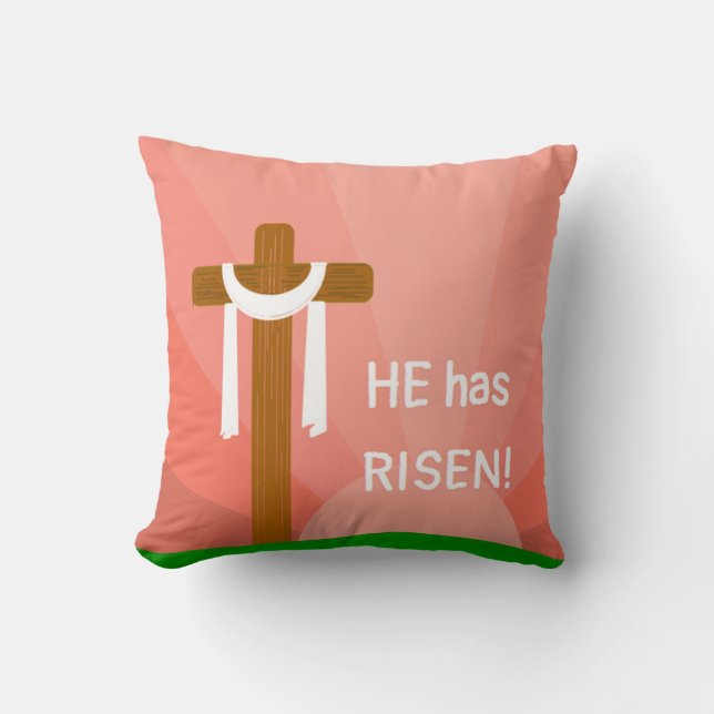 He Has Risen  Cushion (Front)