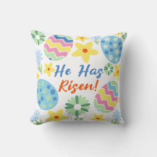 He Has Risen Easter  Cushion