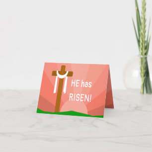 He has Risen Thank You Card