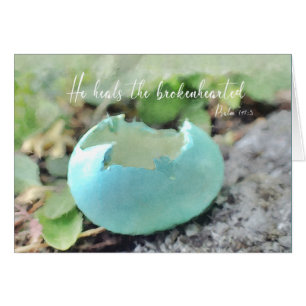 He heals the brokenhearted Parakaleo note card