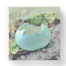 He heals the brokenhearted 