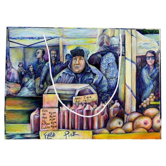 He Heard, What I Saw Large Gift Bag (Back)