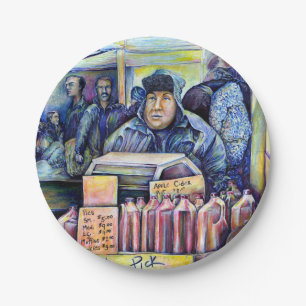 He Heard, What I Saw Paper Plate