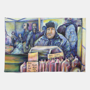 He Heard, What I Saw Tea Towel