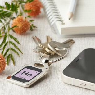 He - Hecate Greek Chemistry Periodic Table Symbol Key Ring