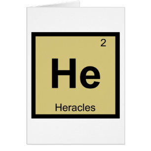 He - Heracles Greek Chemistry Periodic Table
