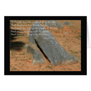 He hideth my soul ...cleft of the rock