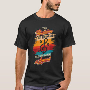 He Is Becoming A Legend Dj Birthday Music Producer T-Shirt