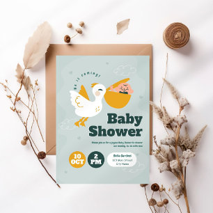 He Is Coming! Baby Shower Invitation