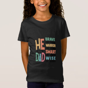 He Is Dad – Brave, Wise, and Strong T-Shirt