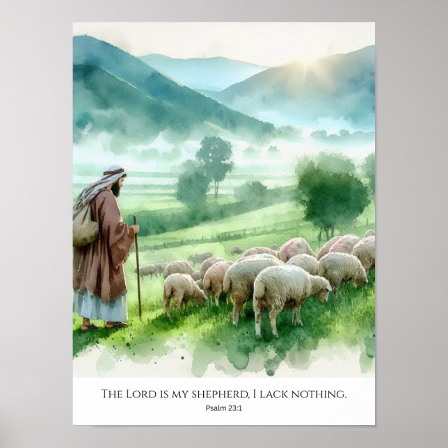 He is my Shepherd. Poster (Front)