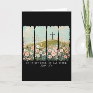 He Is Not Here He Has Risen 1  Card