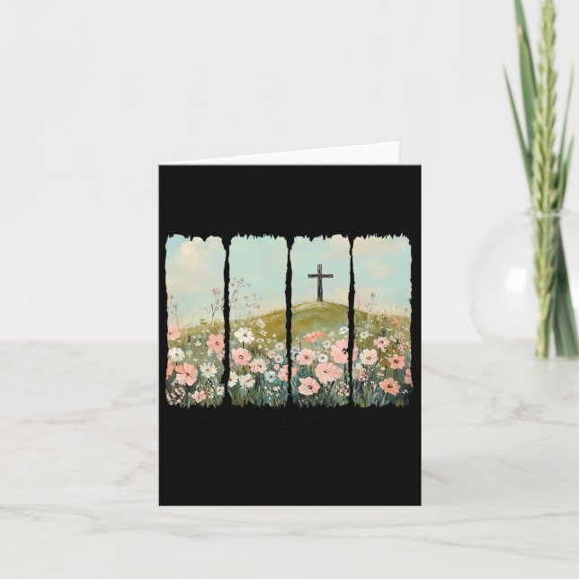 He Is Not Here He Has Risen  Card (Front)