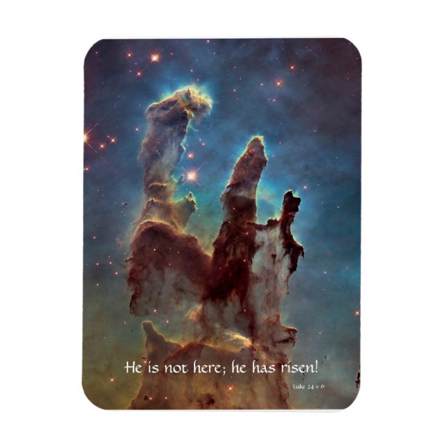 He is not here; He is Risen | Luke 24 v 6 Magnet (Vertical)