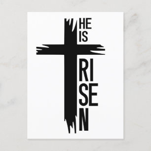 He Is Risen: A Symbol of Hope and Renewal Holiday Postcard