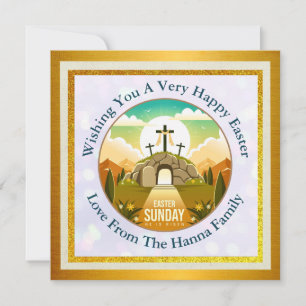 He is Risen and Celebration of Resurrection Sunday Save The Date