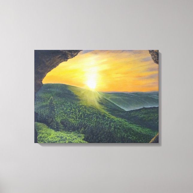He Is Risen! Canvas Print (Front)