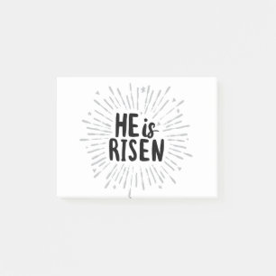 He is Risen Christ is Risen Quotes Easter Art Resu Post-it Notes