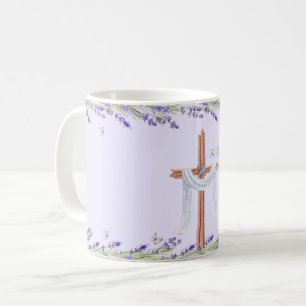 He Is Risen Christian Easter Personalised Coffee Mug