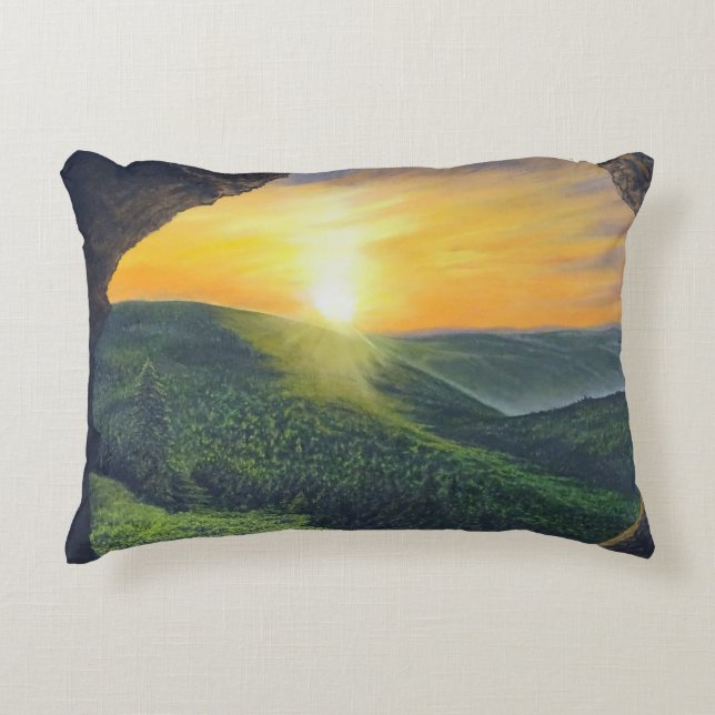 He Is Risen! Decorative Cushion (Front)