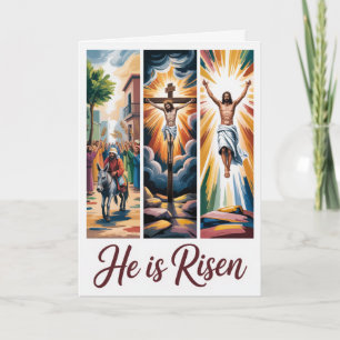 He Is Risen Easter Bulk Church Greeting Cards