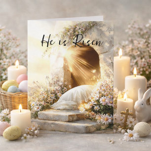 He is Risen Easter Card
