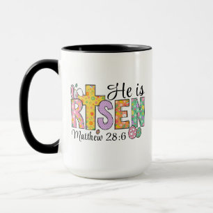 He Is Risen Easter Christian Coffee Mug