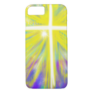 He is Risen Easter Christian Cross Abstract Art Case-Mate iPhone Case
