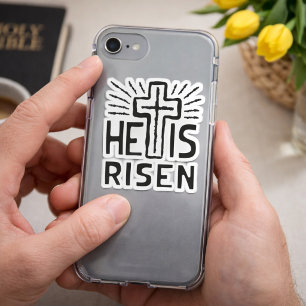 He is Risen Easter Cross